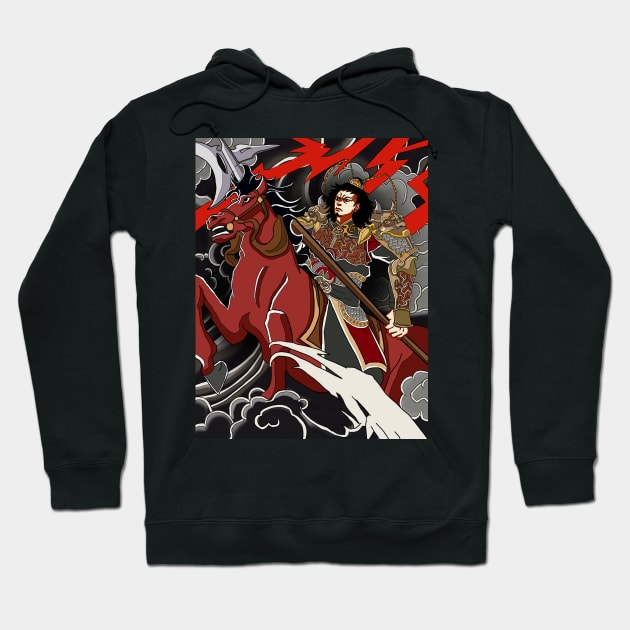 Lu Bu Fengxian Hoodie by Aq_tmk